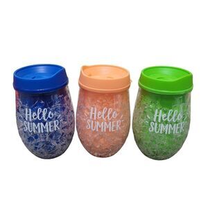 Set of 3 freezable cups